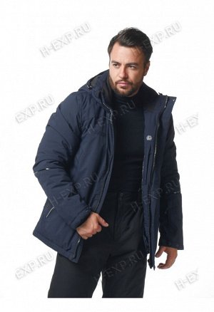 Курткa с подогревом спины мужская High Experience 8169-3 (1074) Темно-синий