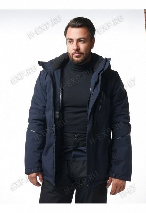 Курткa с подогревом спины мужская High Experience 8169-3 (1074) Темно-синий