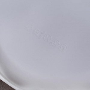 Форма для муссовых десертов и выпечки «Круг», 23,5?23,5 см, внутренний d=16 см, цвет белый
