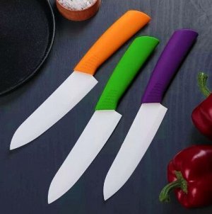 Нож керамический большой 12,5 см/Керамический нож/Нож без заточки