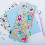 Наклейки объемные MESHU &quot;Dinosaurs&quot;, 10*19см, пакет, европодвес