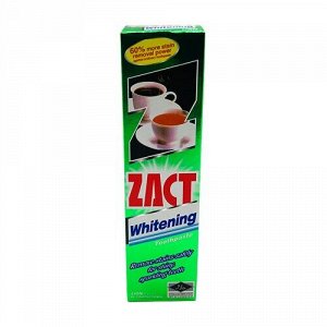 LION "Zact" Зубная паста 150гр отбеливающая для любителей кофе и чая (Whitening) /72шт/ Таиланд