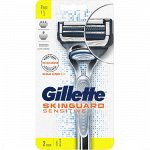 Gillette станок Skinguard sensitive с 2 кассетами без подставки