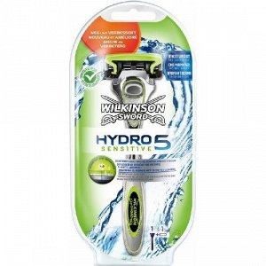 Wilkinson Sword Hydro5 Sensitive бритвенный станок с 1 кассетой на подставке