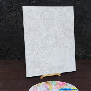 Картина по номерам на холсте с подрамником «Мона Лиза» Леонардо да Винчи 40х50 см