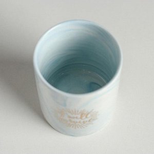Керамический стакан с тиснением «Я выживу», 8 х 9,5 см