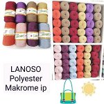 Пряжа LANOSO MACRAME PP