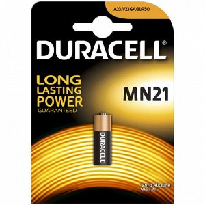 DURACELL Батарейка алкалиновая Для электронных приборов 12V MN21 1шт