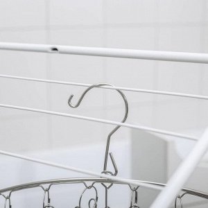 Сушилка для белья Доляна, 10 прищепок, 45x1x19 см