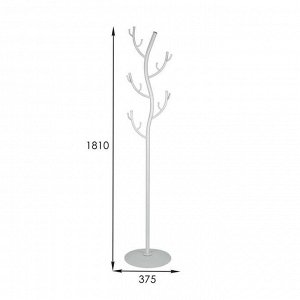 Вешалка-стойка 181 см "Дерево", цвет белое серебро