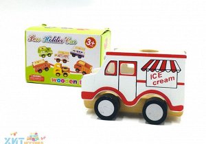 Деревянная игрушка Машинка в ассортименте 2592-117, 2592-117