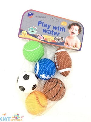 Игрушки для купания Мячи 5 шт SZ-YS726B, SZ-YS726B