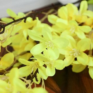 Цветы искусственные "Акация" 4*90 см, жёлтый