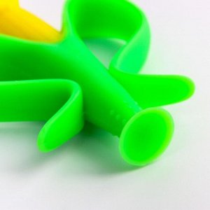Детская зубная щетка массажер-прорезыватель, силиконовая, Uviton «Кукуруза»