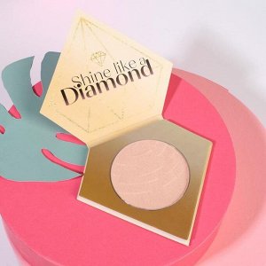 Запечёный хайлайтер для естественного сияния кожи Diamond glow