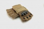 Перчатки без пальцев EDGE Tac-Force 2.0 1/2, бежевые