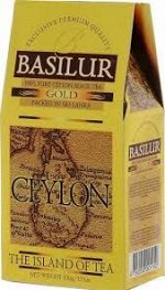 Чай Basilur ОСТРОВ &quot;Золотой/Gold OP1&quot; 100г.*12 картон ТОП