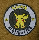 Шеврон на липучке Pokemon Hunting Club