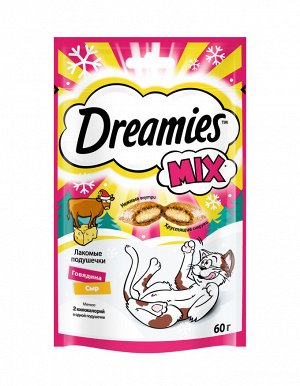 Лакомство Dreamies 60г Говядина, сыр