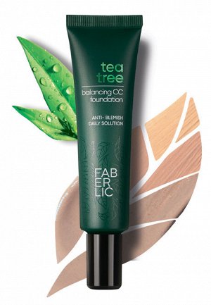 Тональное средство для лица Tea Tree Balancing CC Glam Team