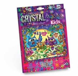 Набор креативного творчества «Crystal Mosaic Kids. Совы»