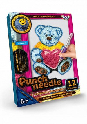 Набор для творчества "Punch Needle ковровая вышивка" Медвежонок 3