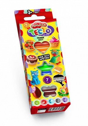 Набор креативного творчества «Тесто для лепки» серия «MASTER DO» коробка эконом 7 цветов