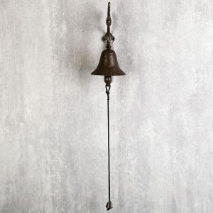 Колокол сувенирный металл "Птица на ветке" 24х12х7,5 см