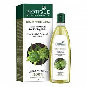 Bio Bhringraj Therapeutic Oil for Falling Hair/ Биотик Био Лечебное Масло Bhringraj  Против Выпадения Волос 100мл