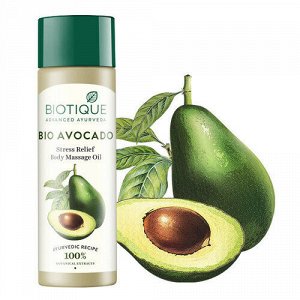 Bio Avocado Stress Relief Body Massage Oil/Биотик Био расслабляющее Масло С Авокадо 210мл