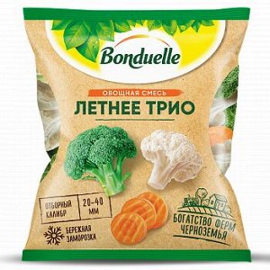 Смесь овощная "Летнее Трио" 400гр "Бондюэль"