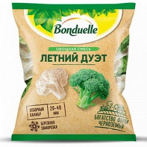 Смесь овощная "Летний Дуэт" 400гр "Бондюэль"