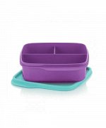 Контейнер Школьник с разделителями 550 мл Tupperware® 1 шт сиренево-голубой