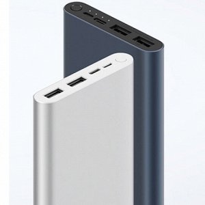 Внешний Аккумулятор Xiaomi Power Bank 3 10000 mAh 2-usb