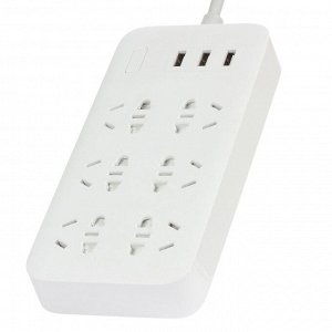 Удлинитель Xiaomi Mi Power Strip (6 розеток, 3 USB)