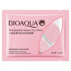 Патчи под глаза с пептидами BioAqua Hexapeptide Sakura Eye Mask