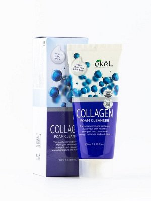 [EKEL] Нежная пенка для умывания с экстрактом коллагена Collagen Foam Cleanser, 100 мл