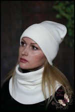 Вязаный комплект «Бэкки» (молоко)