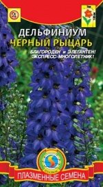 Цветы Дельфиниум Чёрный рыцарь ЦВ/П (ПЛАЗМА) многолетник до 1,8м