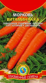 Морковь Витаминная 6 ЦВ/П (ПЛАЗМА) 2гр среднеспелый