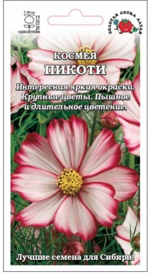 Цветы Космея Пикоти ЦВ/П (Сотка) однолетнее до 1м