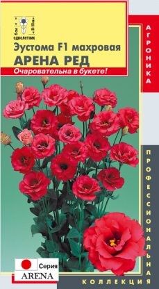 Цветы Эустома Арена Ред F1 ЦВ/П (ПЛАЗМА)