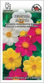 Цветы Георгина Радуга Смесь ЦВ/П (Сотка) однолетник 50-60см