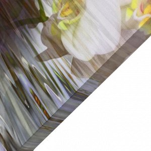 Картина на холсте "Лебеди в цветах" 60*100 см