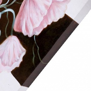 Картина на холсте "Розовые маки" 60х100 см