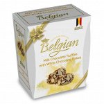 Трюфели The Belgian из молочного шок. в хлопьях из БЕЛОГО шок.