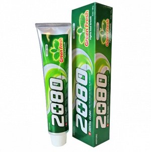 AEKIUNG 2080 Зубная паста "Зеленая свежесть" с Зеленым чаем, 120 г / Dental Clinic Toothpaste "GREEN FRESH" Green Tea, ,