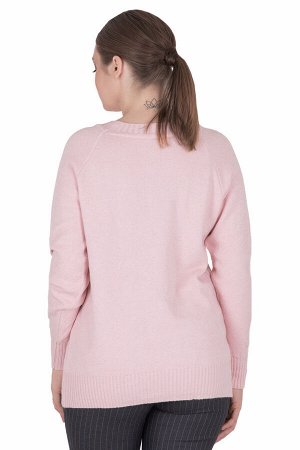 Свитер Модель: свитер. Цвет: розовый. Состав: шерсть-55%, хлопок-35%, эластан-10%. Бренд: Huiliya. Фактура: узор. Плотность: средняя.