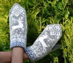 Женские варежки ( длина 26 см)