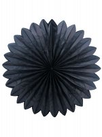 Фант подвеска бумажная 25 см цвет черный